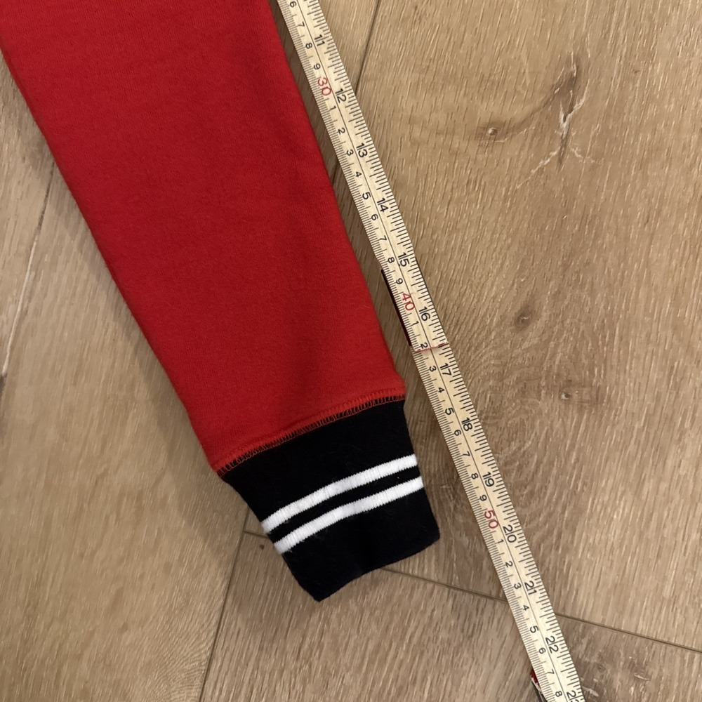 Ohio State Buckeyes Crewneck Sweatshirt Red XS Striped Trim NCAA College - Picture 4 of 8